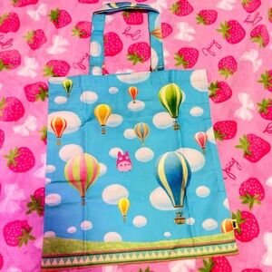 Ghibli Museum Mitaka Totoro Balloon Wallpaper Tote Bag NWT Japan Exclusive